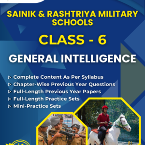 Sainik School & RMS Class 6 – General Intelligence (NEW EDITION)