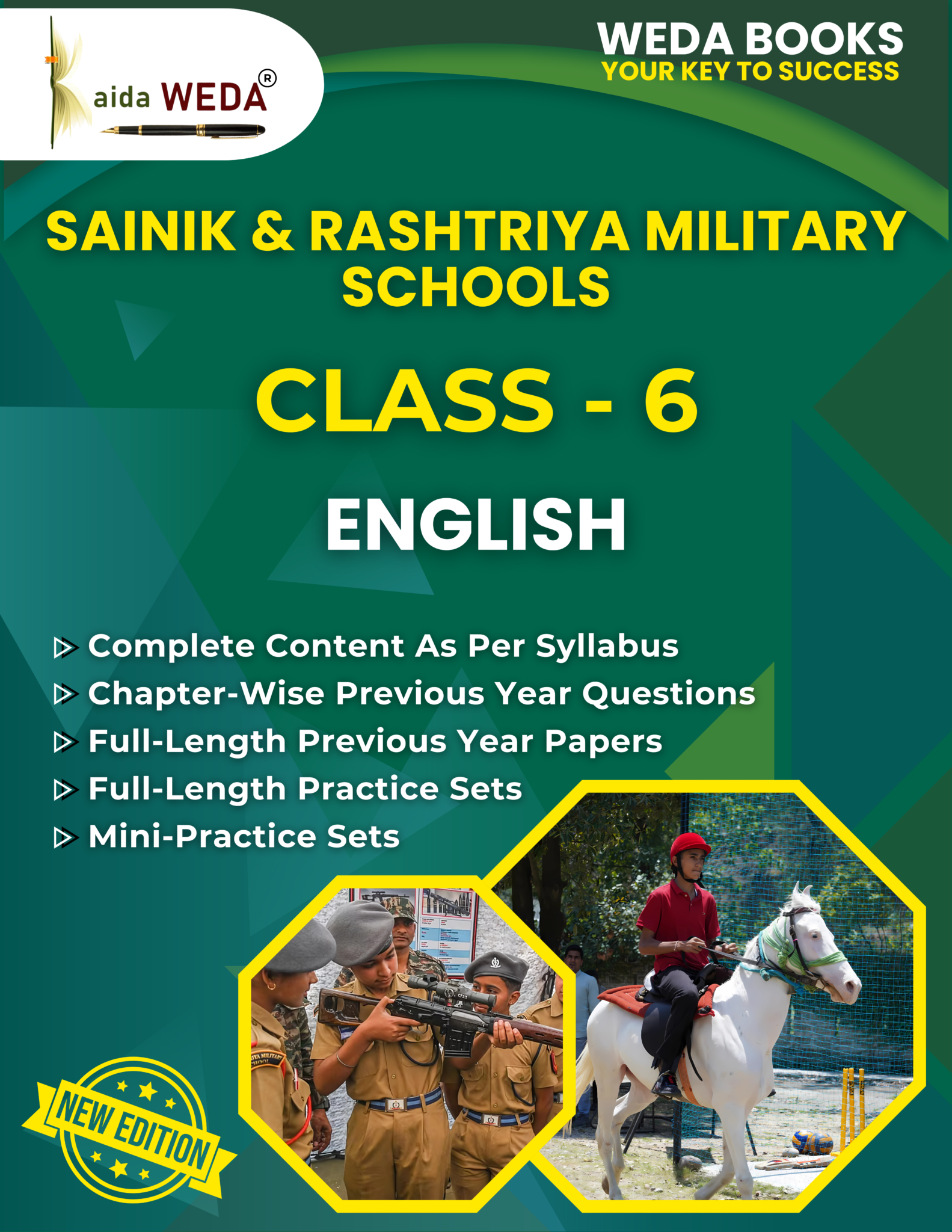 Sainik School & RMS Class 6 – English (NEW EDITION)