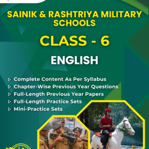 Sainik School & RMS Class 6 – English (NEW EDITION)