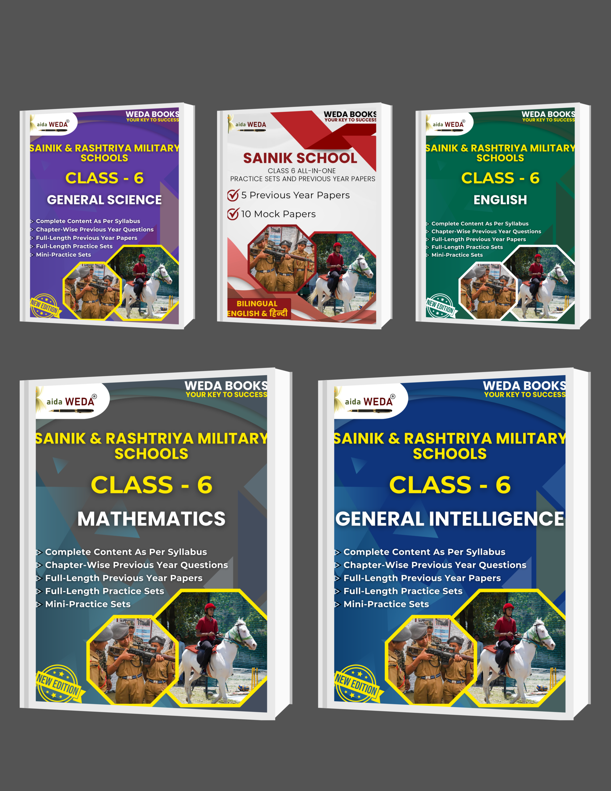 Sainik School & RMS Class 6 – All In One Set (NEW EDITION)